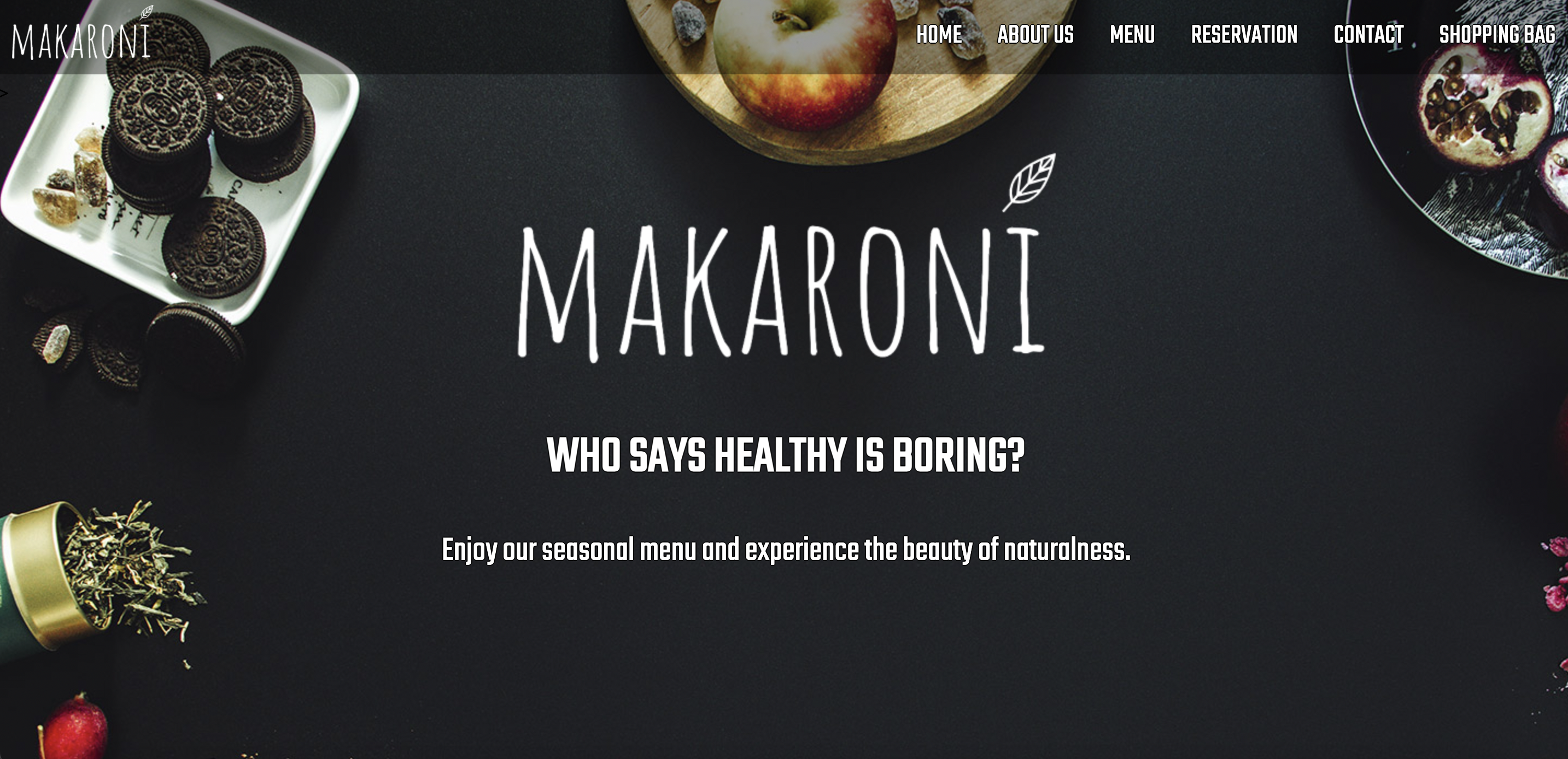 Restaurant Website Template
